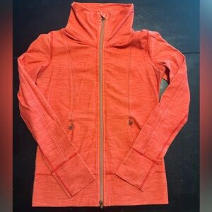lululemon athletica Red Zip-Up Jacket